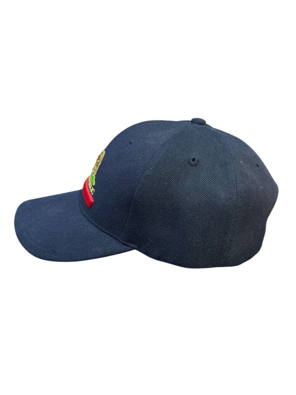 SNCO Unisex Black California Republic Embroidered Cap One Size Adjustable - Picture 2 of 7